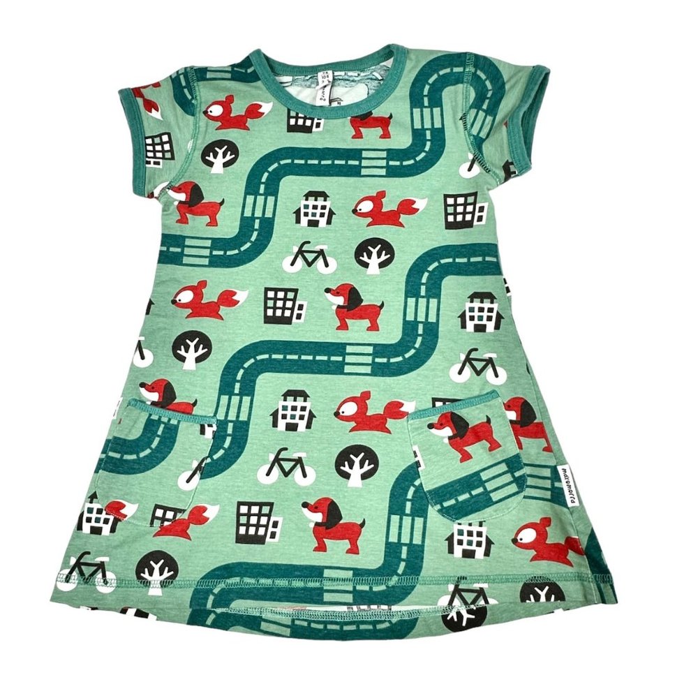 Maxomorra Girls' Big City Tunic Top